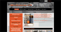 Desktop Screenshot of machineries.ca